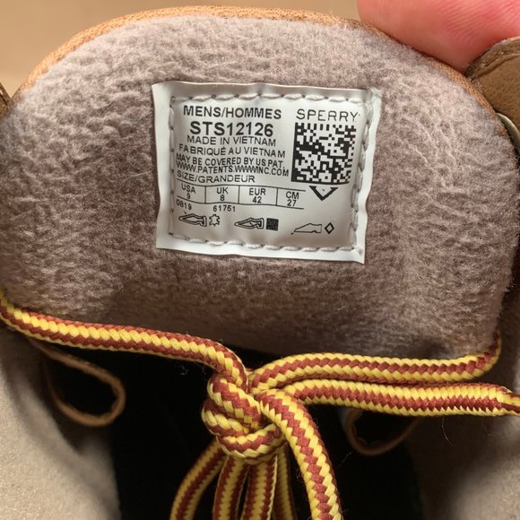 Sperry Avenue Duck Boots Tan/Brown, New!